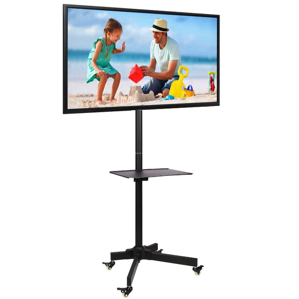 Techly Stativ mobil pentru TV LCD / LED / Plasma 23 - 55 25kg VESA inclinare "VX100730" — miniatură