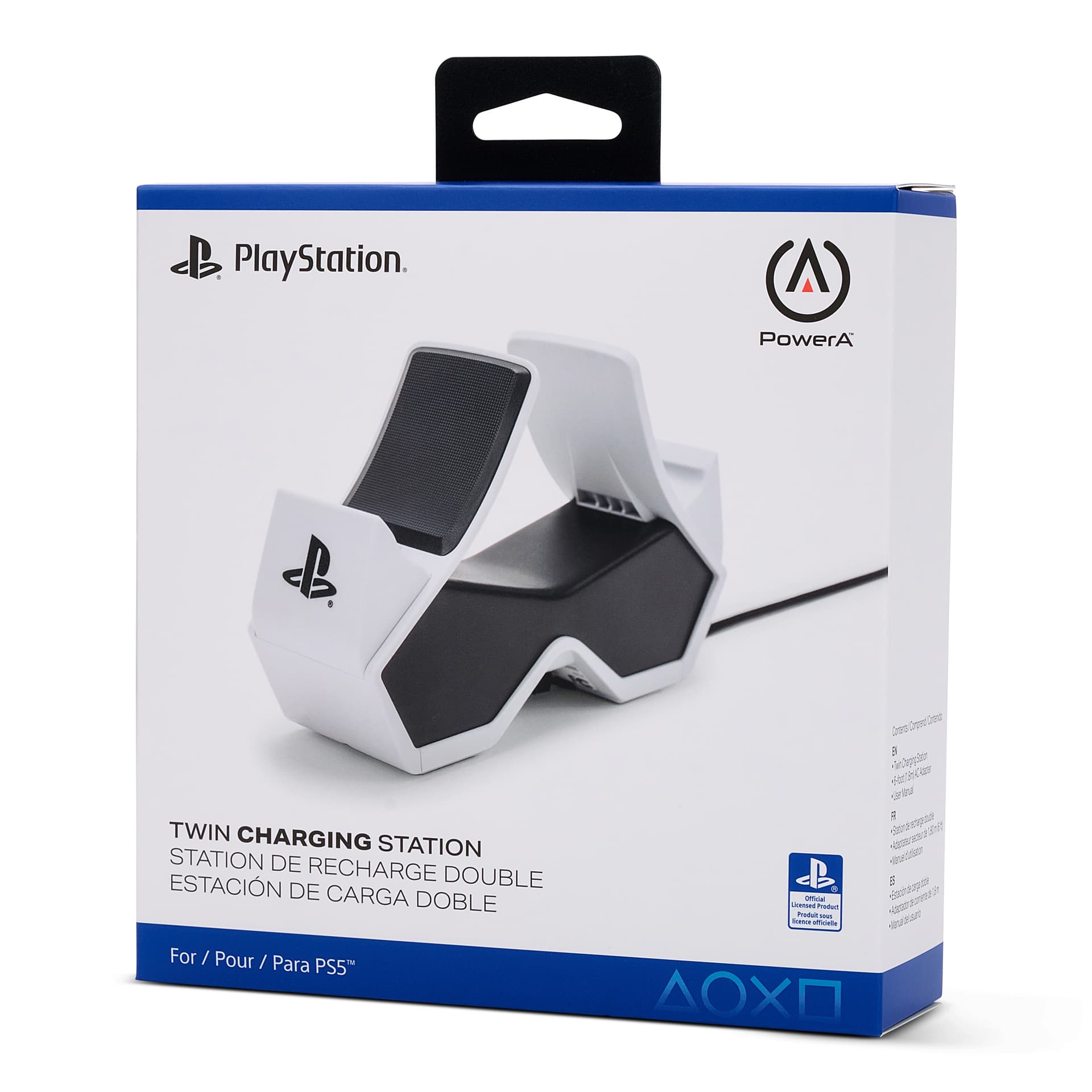 STATIE de incarcare PowerA, dubla, pentru Playstation 5, pt. controller wireless DualSense, "1522855-02" — miniatură