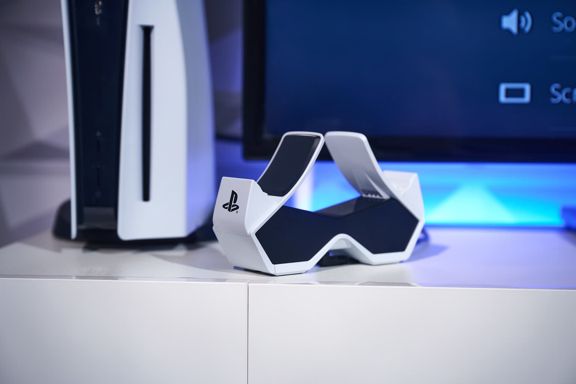STATIE de incarcare PowerA, dubla, pentru Playstation 5, pt. controller wireless DualSense, "1522855-02" — miniatură
