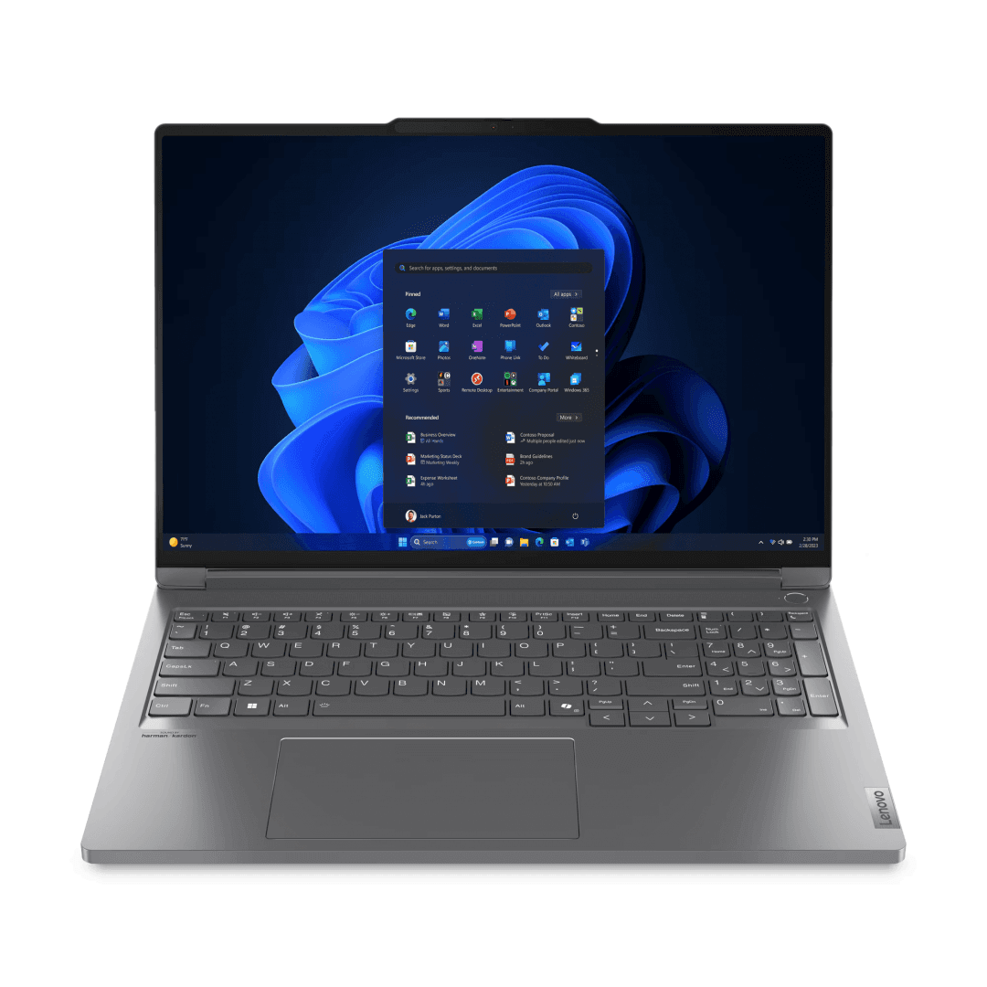 LENOVO ThinkBook 16p G5 IRX Intel Core i7-14650HX 16inch WQXGA 32GB DDR5 1TB SSD M.2 RTX 4060 8GB W11P 3YR Onsite "21N5001BRM" ( — miniatură