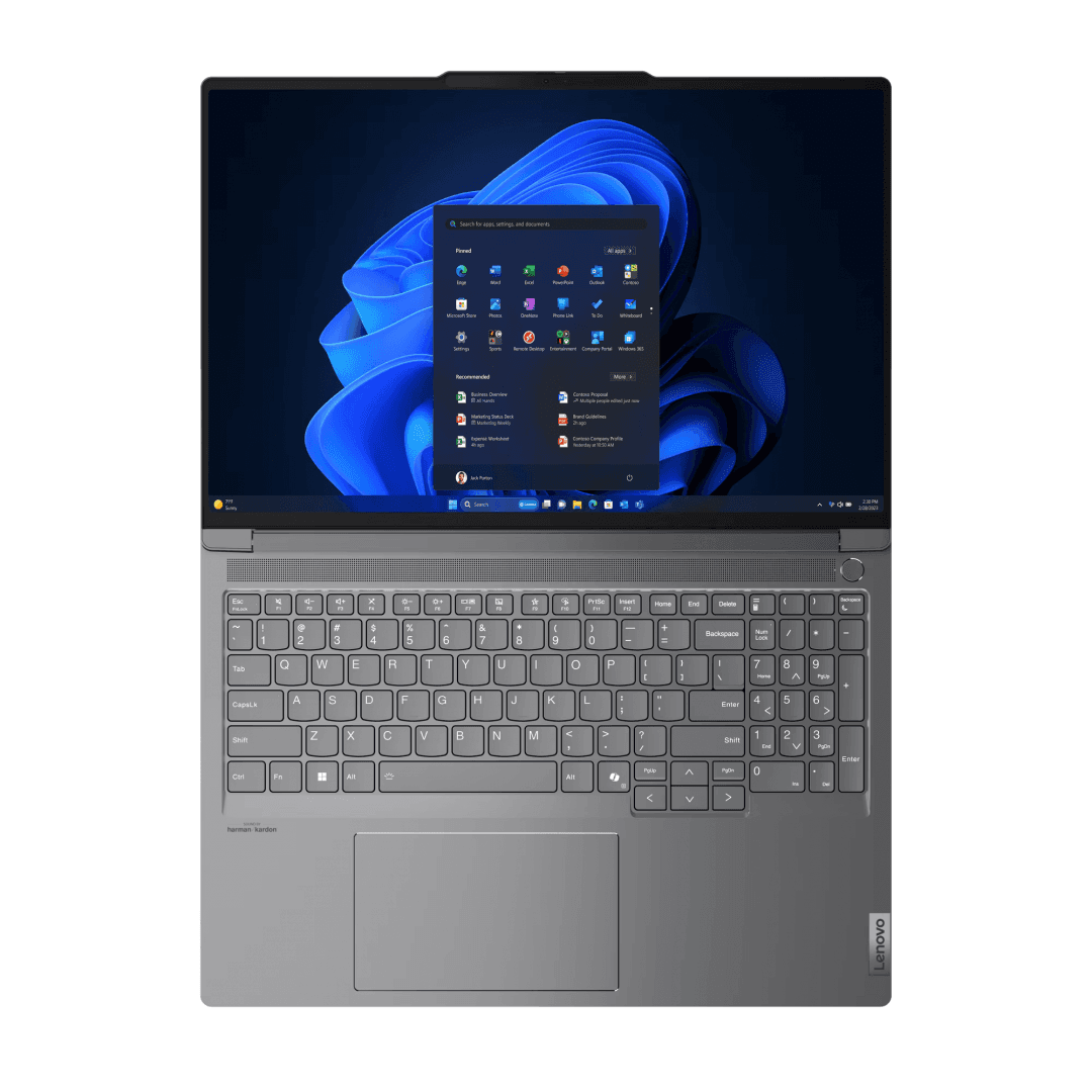 LENOVO ThinkBook 16p G5 IRX Intel Core i7-14650HX 16inch WQXGA 32GB DDR5 1TB SSD M.2 RTX 4060 8GB W11P 3YR Onsite "21N5001BRM" ( — miniatură