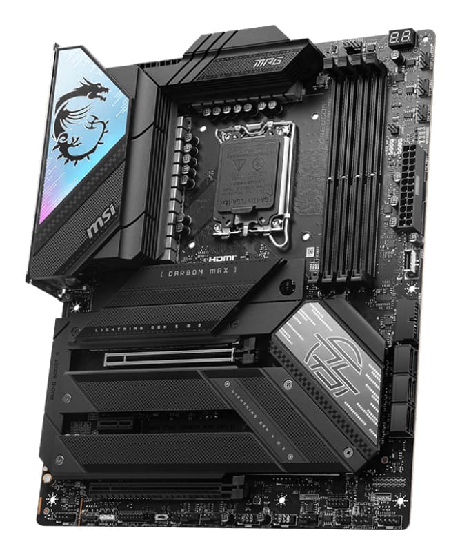 Placa de baza MB MSI Intel 1700 MPG Z790 CARBON MAX WIFI II "7D89-015R" — miniatură