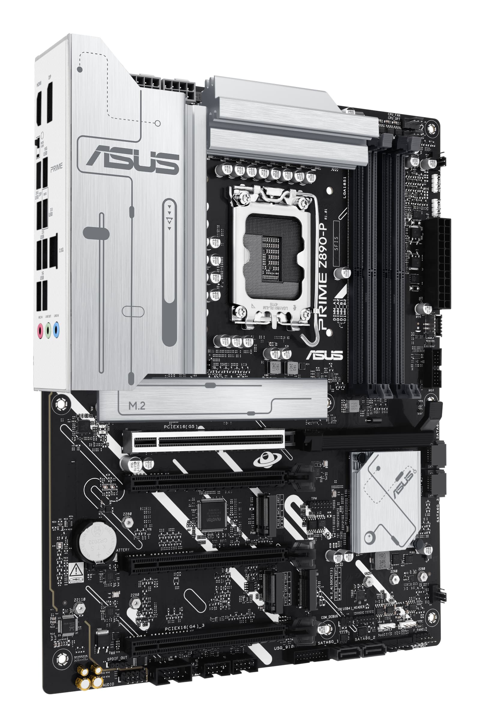Placa de baza PRIME Z890-P Intel Z890, Socket 1851, ATX "90MB1I50-M0EAY0" — miniatură