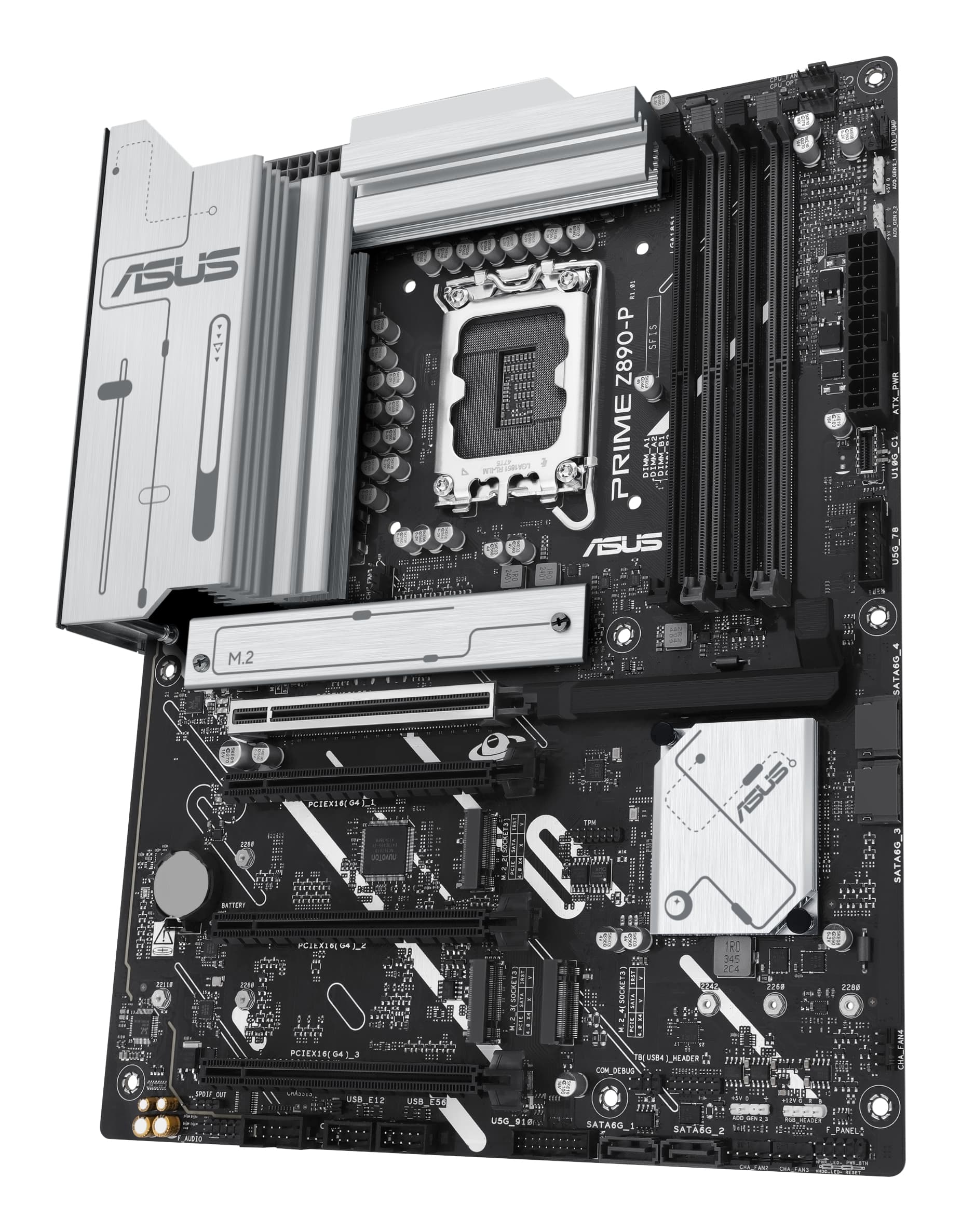 Placa de baza PRIME Z890-P Intel Z890, Socket 1851, ATX "90MB1I50-M0EAY0" — miniatură