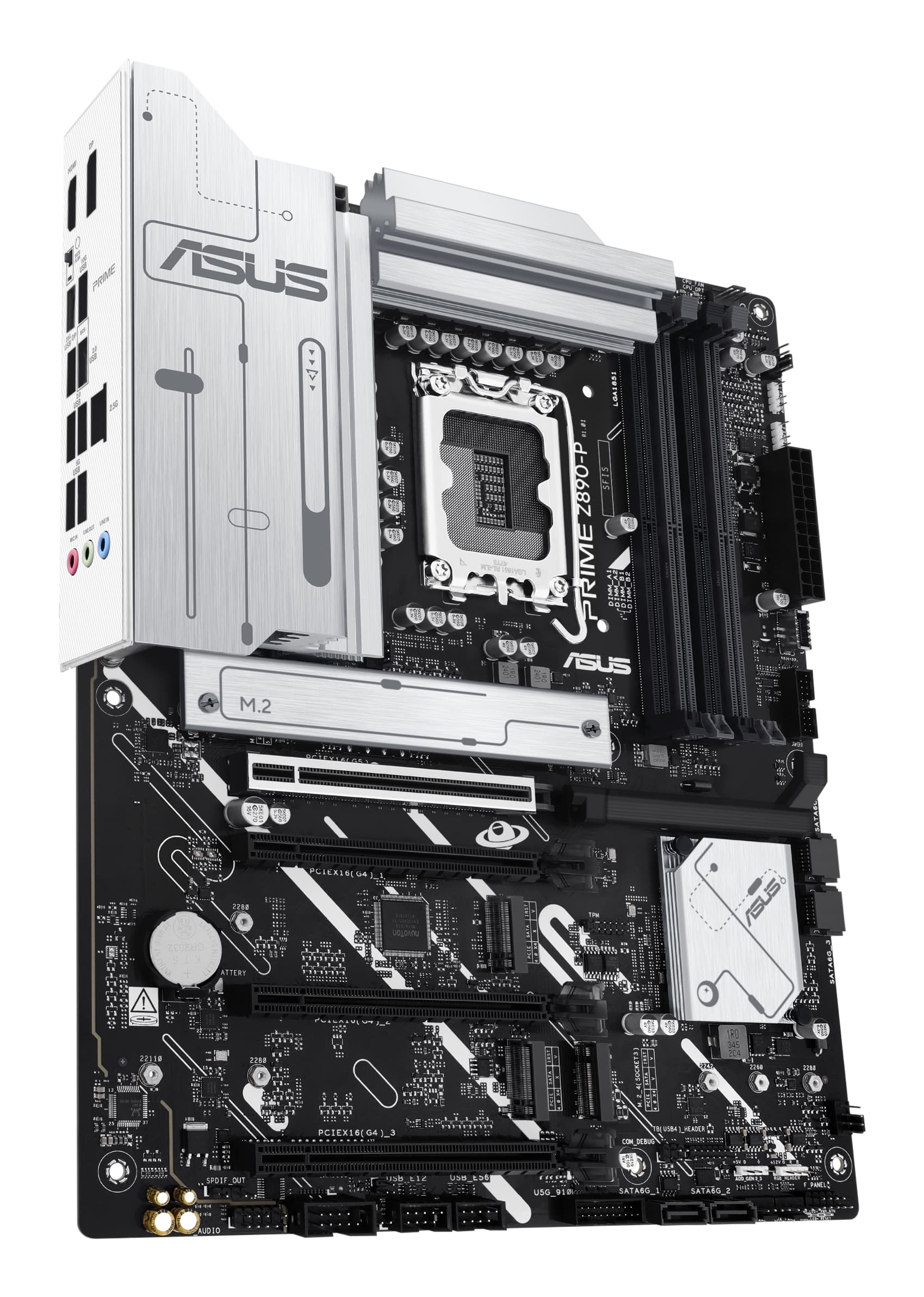 Placa de baza PRIME Z890-P Intel Z890, Socket 1851, ATX "90MB1I50-M0EAY0" — miniatură