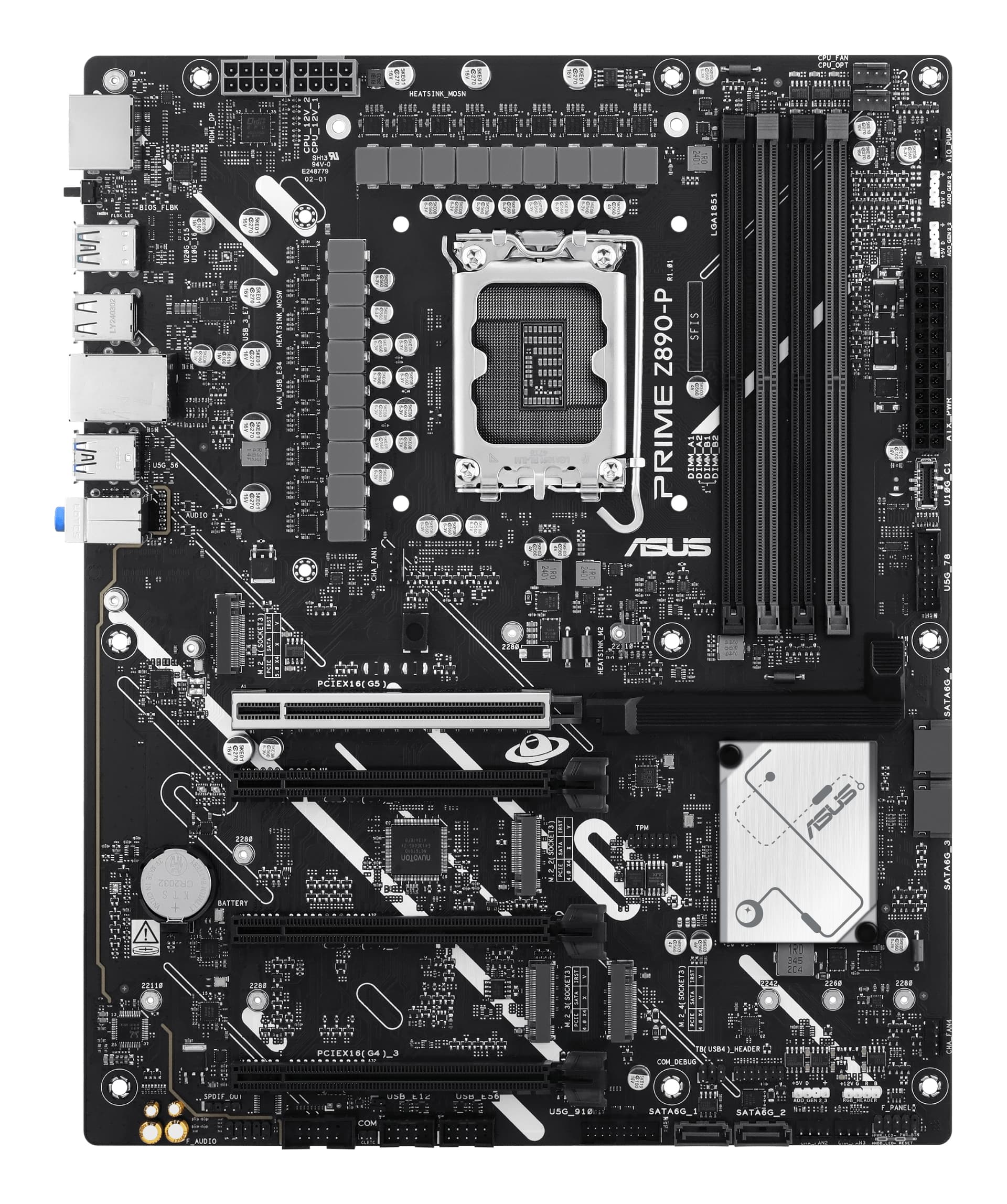 Placa de baza PRIME Z890-P Intel Z890, Socket 1851, ATX "90MB1I50-M0EAY0" — miniatură