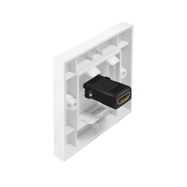 PRIZA de perete LOGILINK, HDMI x 1, cupla (M/M), alb, "AH0017" — miniatură