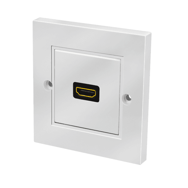 PRIZA de perete LOGILINK, HDMI x 1, cupla (M/M), alb, "AH0017"