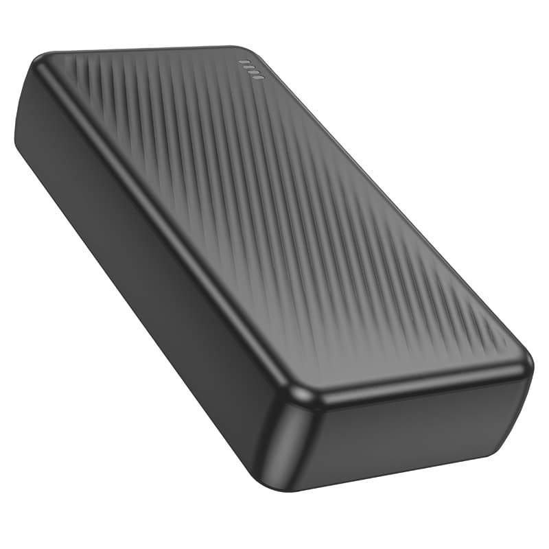 POWER BANK Borofone "BJ56A", 20000mAh, 22.5W, 2 x USB; 1 x USB Type-C, 1 x Micro USB, total 2A, negru, "6941991111822" — miniatură