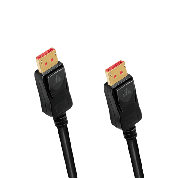 CABLU video LOGILINK, DisplayPort (T) la DisplayPort (T) 1.4, 10m, amplificare, conectori auriti, rezolutie maxima 8K (7680 x 4320) la 60 Hz, plastic, triplu ecranaj, negru, "CDV0100" — miniatură