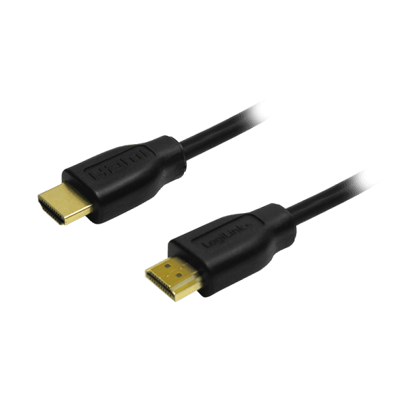 CABLU video LOGILINK, HDMI (T) la HDMI (T) 1.4, 10m, conectori auriti, rezolutie maxima 4K (3840 x 2160) la 30 Hz, plastic, dublu ecranaj, negru, "CH0053" — miniatură