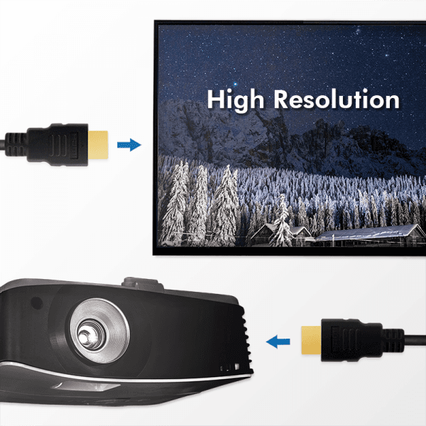 CABLU video LOGILINK, HDMI (T) la HDMI (T) 2.1, 3m, conectori auriti, rezolutie maxima 8K (7680 x 4320) la 60 Hz, plastic, triplu ecranaj, negru, "CH0079" — miniatură