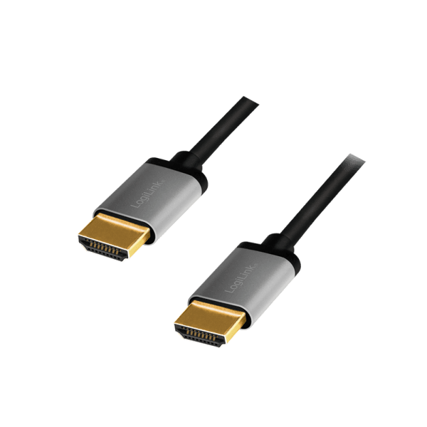 CABLU video LOGILINK, HDMI (T) la HDMI (T) 2.0, 3m, conectori auriti, rezolutie maxima 4K (3840 x 2160) la 60 Hz, plastic, dublu ecranaj, CCS, negru, "CH0102" — miniatură