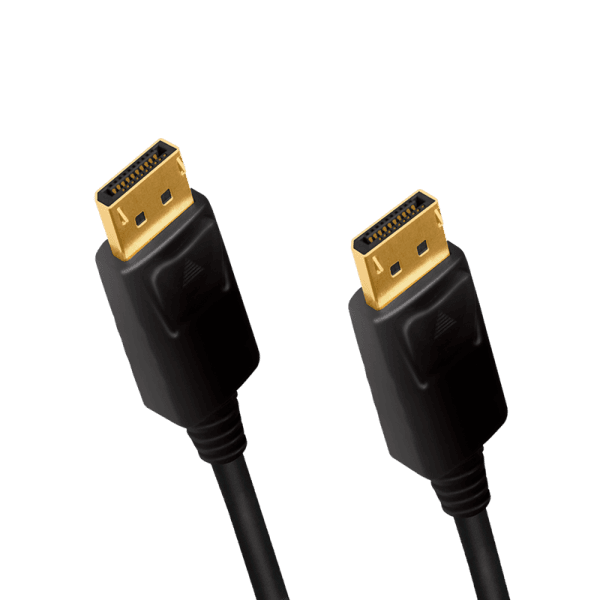 CABLU video LOGILINK, DisplayPort (T) la DisplayPort (T) 1.2, 7.5m, conectori auriti, rezolutie maxima 4K (3840 x 2160) la 60 Hz, plastic, triplu ecranaj, negru, "CV0076" — miniatură