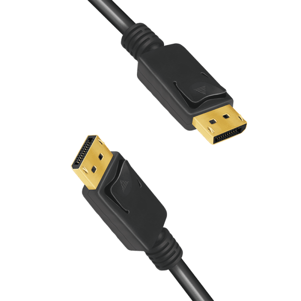 CABLU video LOGILINK, DisplayPort (T) la DisplayPort (T) 1.4, 5m, conectori auriti, rezolutie maxima 8K (7680 x 4320) la 60 Hz, plastic, triplu ecranaj, negru, "CV0139"