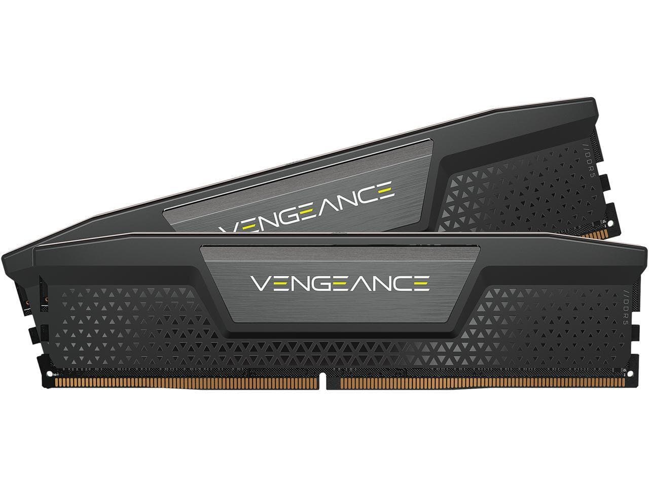 Corsair Vengeance, 32GB (2 x 16GB), DDR5, 6400MHz, C32, 1.4V, AMD/Intel, Negru "CMK32GX5M2B6400Z32"