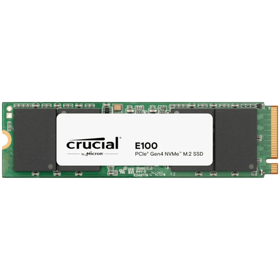 Crucial E100 1TB SSD PCIe 4.0 Gen4 M.2 2280 NVMe, Read/Write: 5000/3000 MB/s "CT1000E100SSD8"