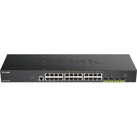 SWITCH D-LINK Smart 24 porturi Gigabit + 4 10G SFP+, carcasa metalica. "DGS-1250-28X"