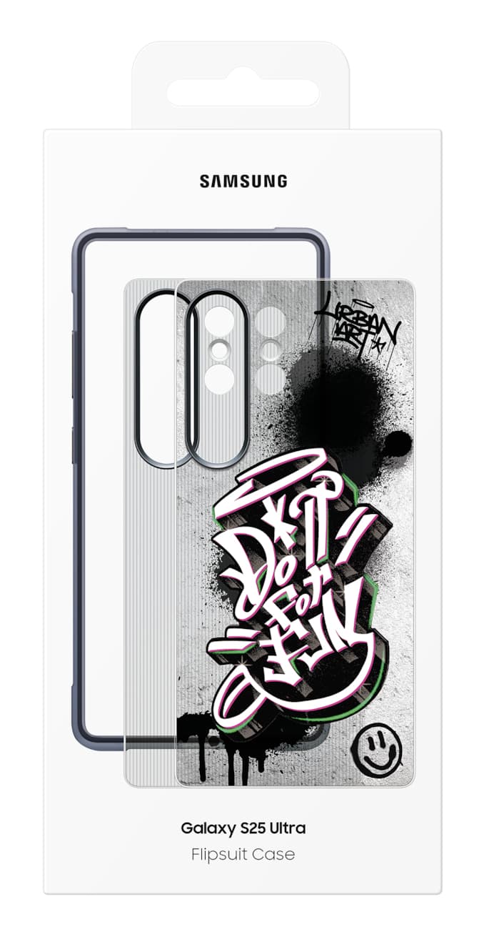 Capac protectie spate Flipsuit (Rugged) Galaxy S25 Ultra (S938) Negru "EF-JS938CBEGWW" — miniatură