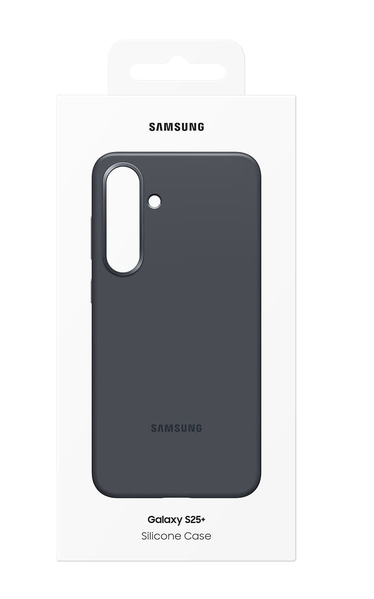 Capac protectie spate Silicone Case Galaxy S25 Plus (S936) Negru "EF-PS936CBEGWW" — miniatură