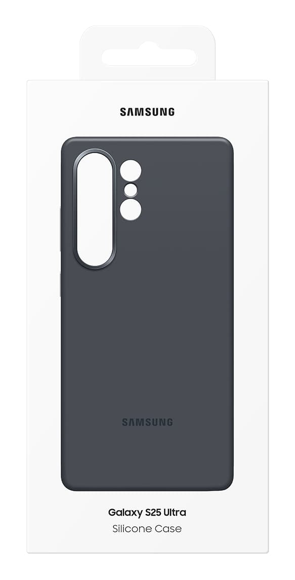 Capac protectie spate Silicone Case Galaxy S25 Ultra Negru "EF-PS938CBEGWW" — miniatură