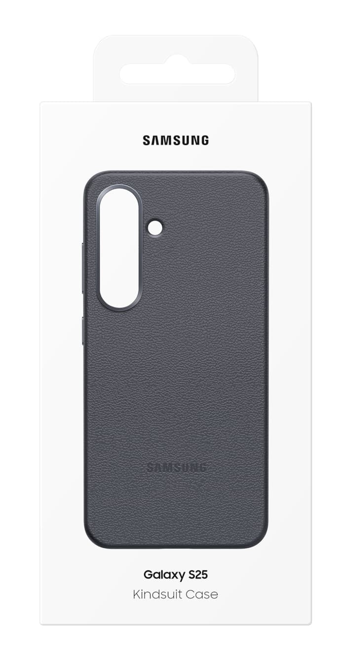 Capac protectie spate Kindsuit (Leather) Case Galaxy S25 (S931) Negru "EF-VS931PBEGWW" — miniatură