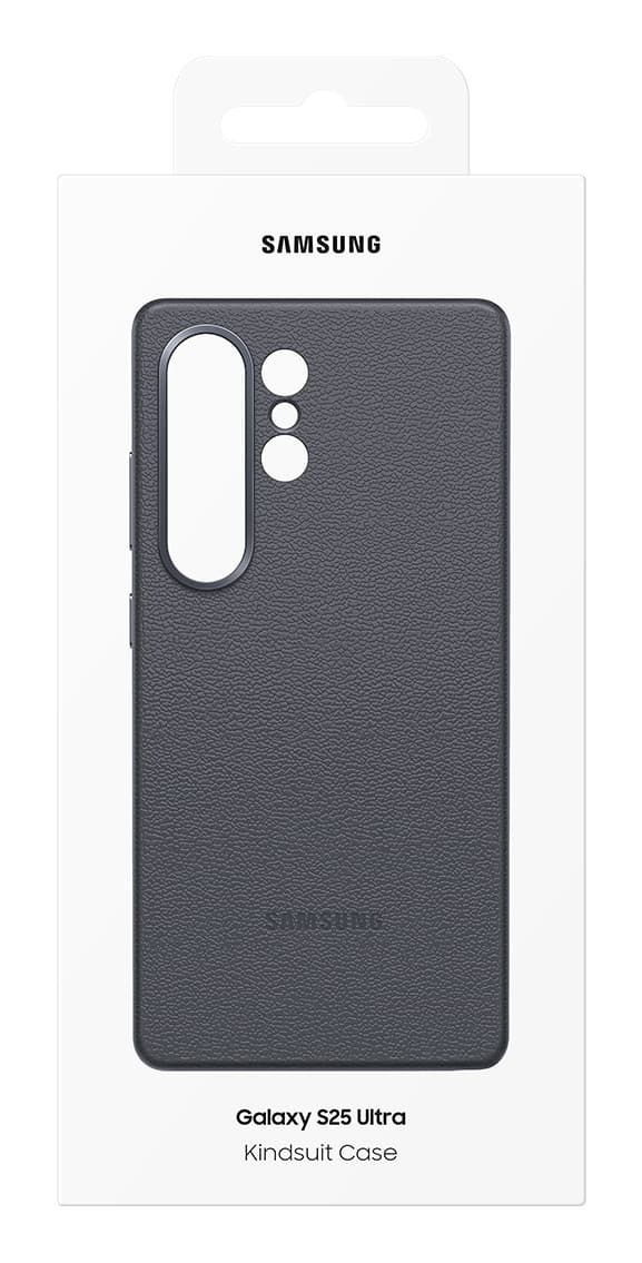 Capac protectie spate Kindsuit (Leather) Case Galaxy S25 Ultra (S938) Negru "EF-VS938PBEGWW" — miniatură