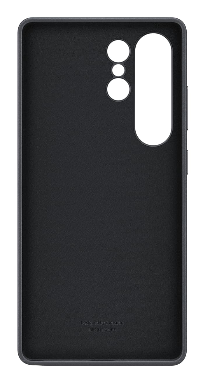 Capac protectie spate Kindsuit (Leather) Case Galaxy S25 Ultra (S938) Negru "EF-VS938PBEGWW" — miniatură