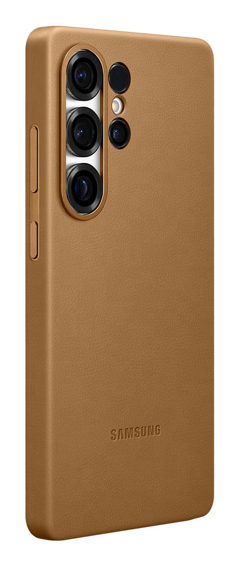 Capac protectie spate Kindsuit (Leather) Case Galaxy S25 Ultra (S938) Auriu "EF-VS938PFEGWW" — miniatură