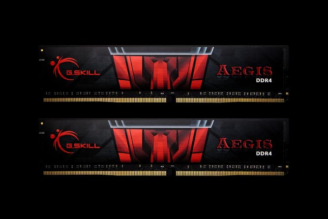 Memorie Aegis, DDR4, 16 GB, 2400 MHz, CL15, kit "F4-2400C15D-16GIS" — miniatură