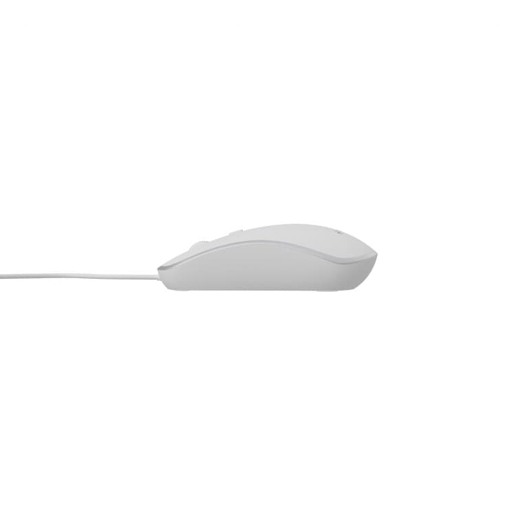 MOUSE GEMBIRD, PC sau NB, cu fir, USB, optic, 1200 dpi, butoane/scroll 4/1, cablu 1.35m, alb-argintiu, "MUS-4B-06-WS" — miniatură