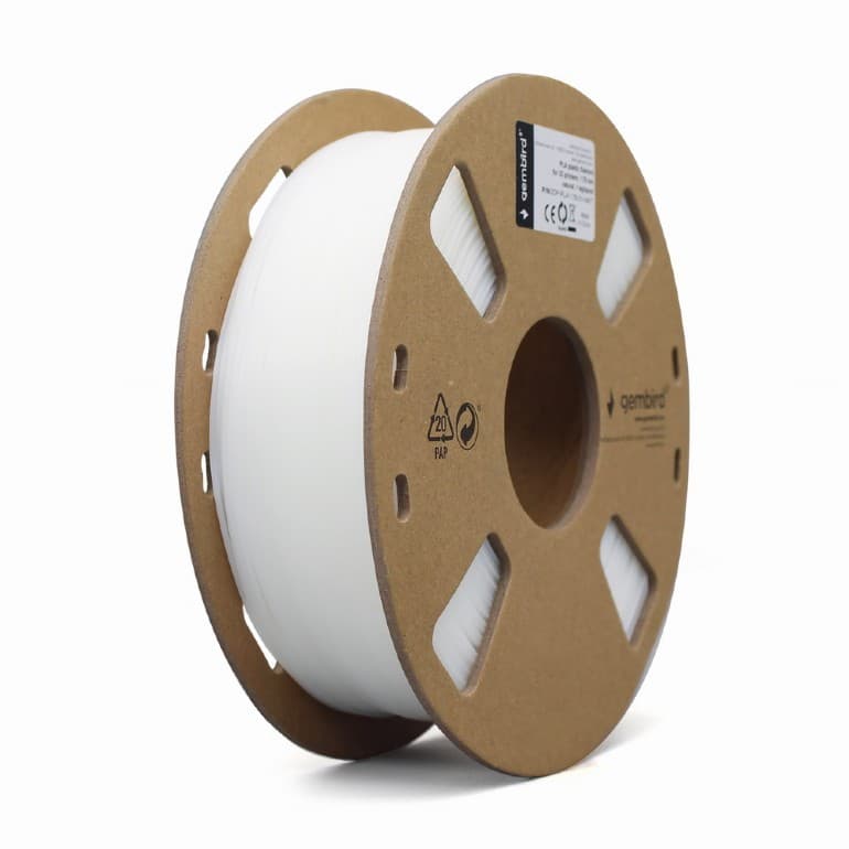 FILAMENT GEMBIRD pt. imprimanta 3d, PLA, 1.75mm diamentru, 1Kg / bobina, aprox. 330m, topire 190-220 grC, natural, "3DP-PLA1.75-01-NAT"