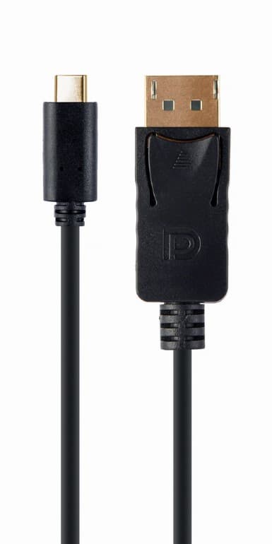 CABLU video GEMBIRD, adaptor USB 3.1 Type-C (T) la DisplayPort (T), 2m, rezolutie maxima 4K UHD (3840 x 2160) la 60 Hz, negru, "A-CM-DPM-01"