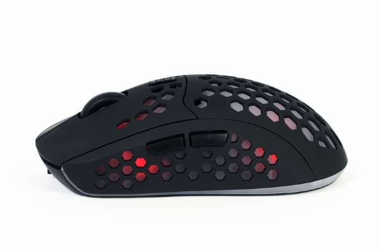 MOUSE GEMBIRD, gaming, wireless, USB, optic, 1600 dpi, butoane/scroll 6/1, iluminare, acum. Li-ION 400mAh, negru, "MUSG-RAGNAR-WRX500" — miniatură