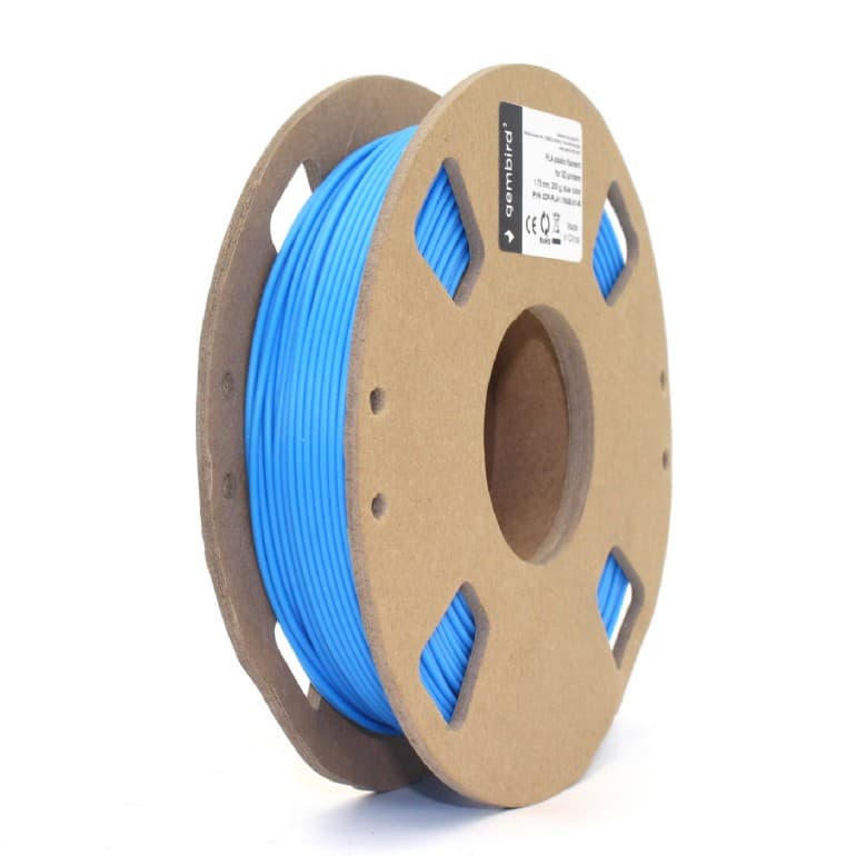 FILAMENT GEMBIRD pt. imprimanta 3d, PLA, 1.75mm diamentru, 0.2Kg / bobina, topire 190-220 grC, blue, "3DP-PLA1.75GE-01-B"