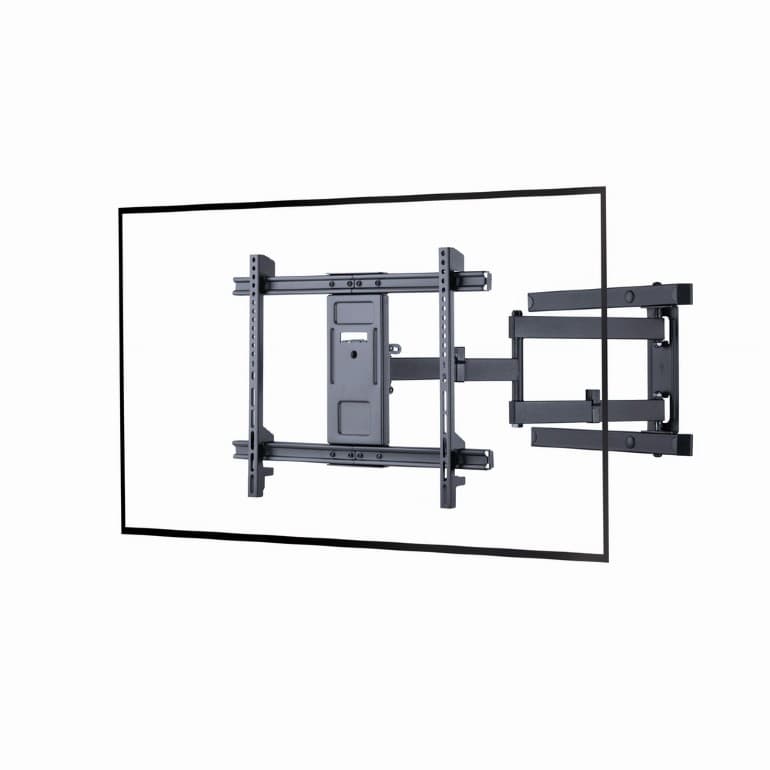 SUPORT de perete GEMBIRD, pt 1 TV/monitor, diag. max 37" - 80", full-motion, max 50 kg, "WM-80ST-05" — miniatură