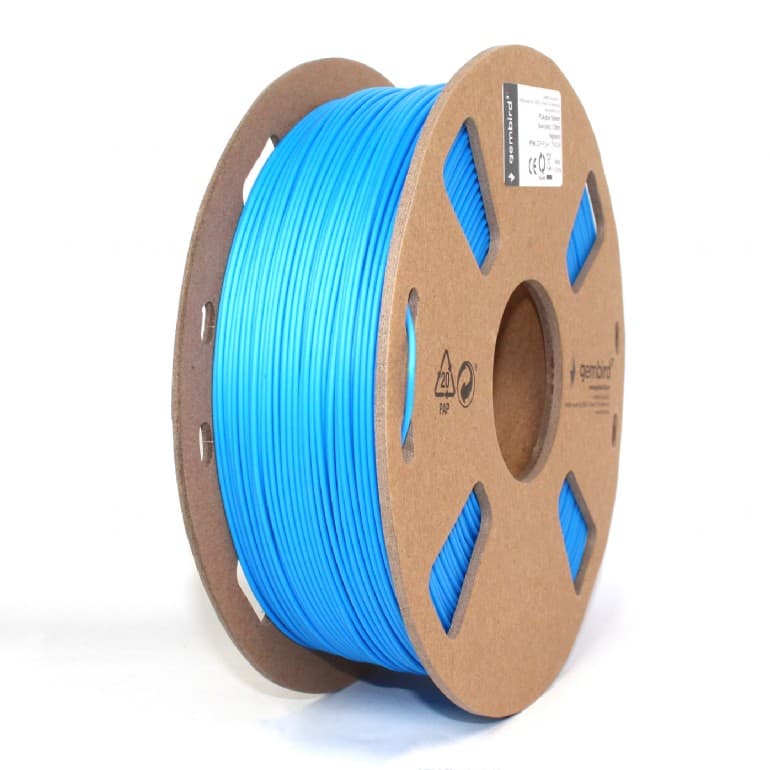 FILAMENT GEMBIRD pt. imprimanta 3d, PLA+, 1.75mm diamentru, 1Kg / bobina, aprox. 340m, topire 190-220 grC, blue, "3DP-PLA+1.75-02-B"