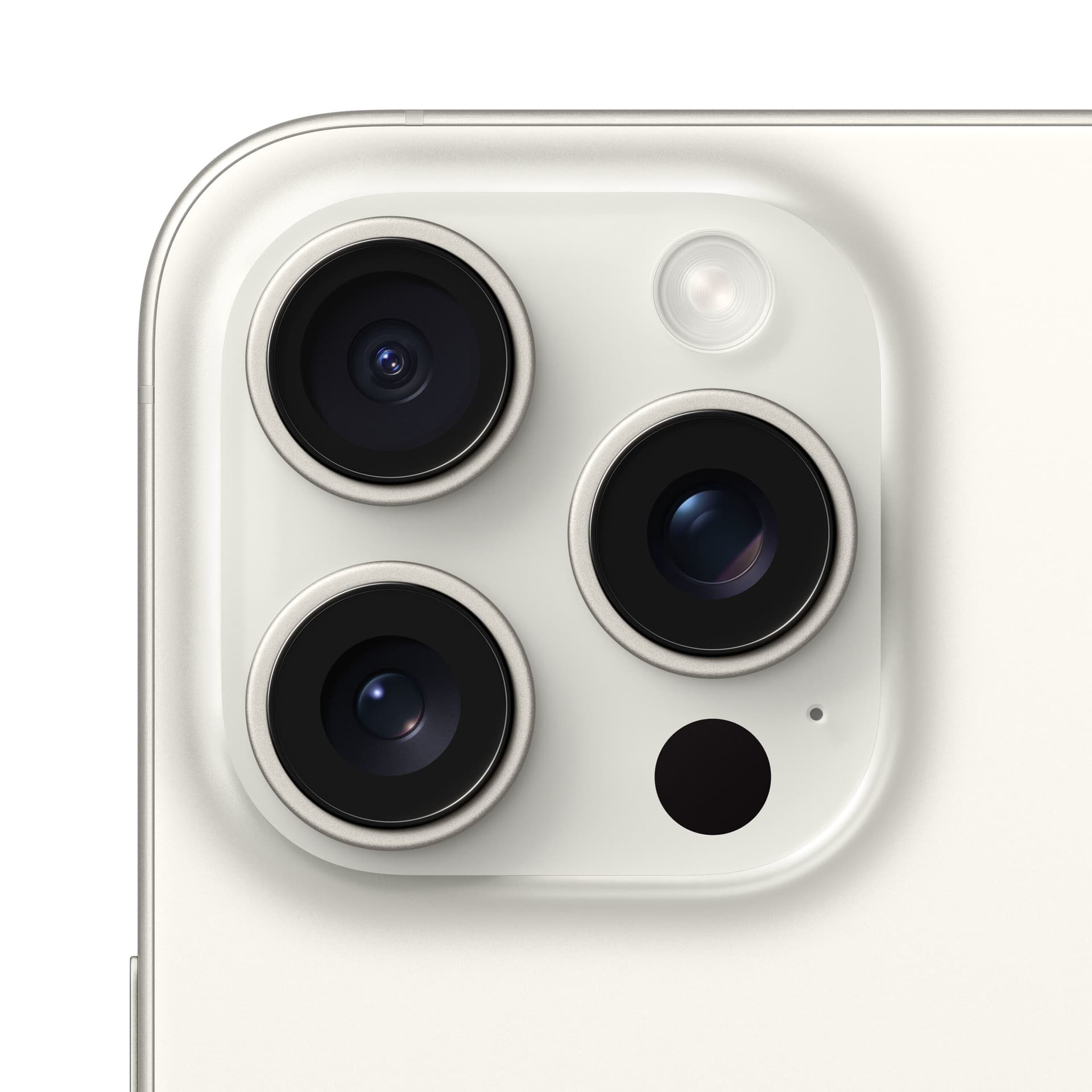 Smartphone iPhone 15 Pro Max 512GB 8GB RAM 5G White Titanium "MU7D3" — miniatură