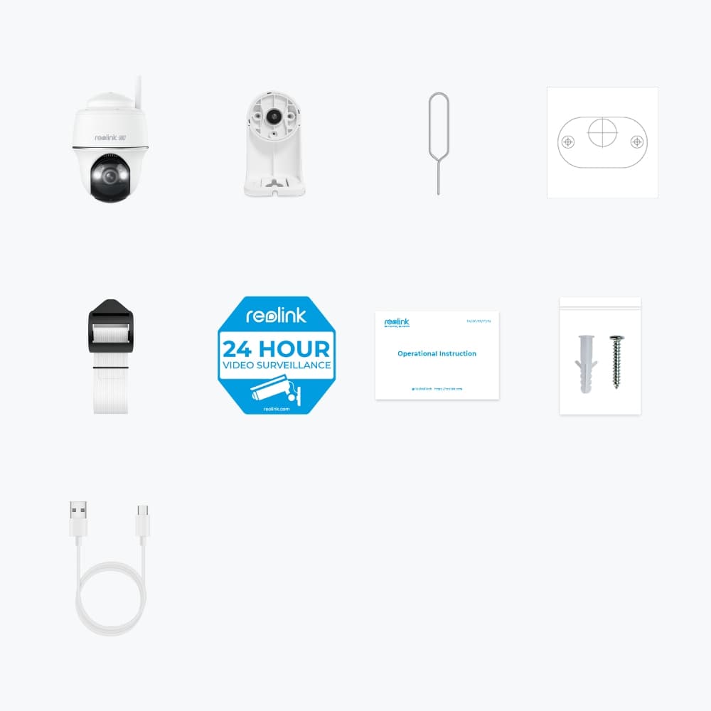 Camera de supraveghere Camera supraveghere wireless Wi-Fi Speed Dome Reolink Argus PT Ultra, 4K, IR/lumina alba 10 m, microfon, dual band, PIR,slot card "REOLINK ARGUS PT ULTRA" — miniatură