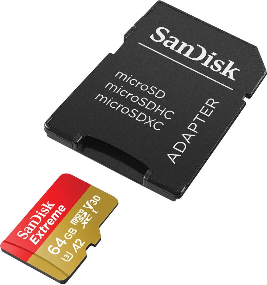 Card memorie Extreme 64 GB MicroSDXC UHS-I Class 10 "SDSQXAH-064G-GN6AA" — miniatură