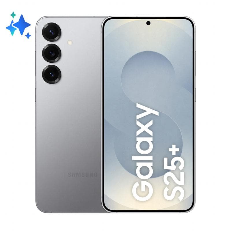 Smartphone Galaxy S25+ 512GB 12GB RAM 5G Dual SIM Silver Shadow "SM-S936BZSGEUE"