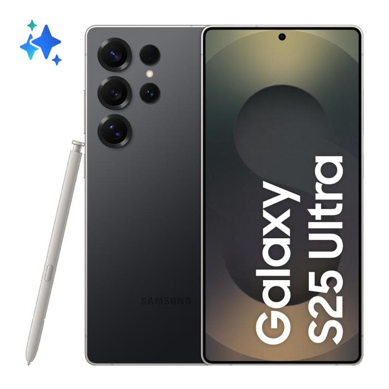 Smartphone Galaxy S25 Ultra 512GB 12GB RAM 5G Dual SIM Titanium Black "SM-S938BZKGEUE"