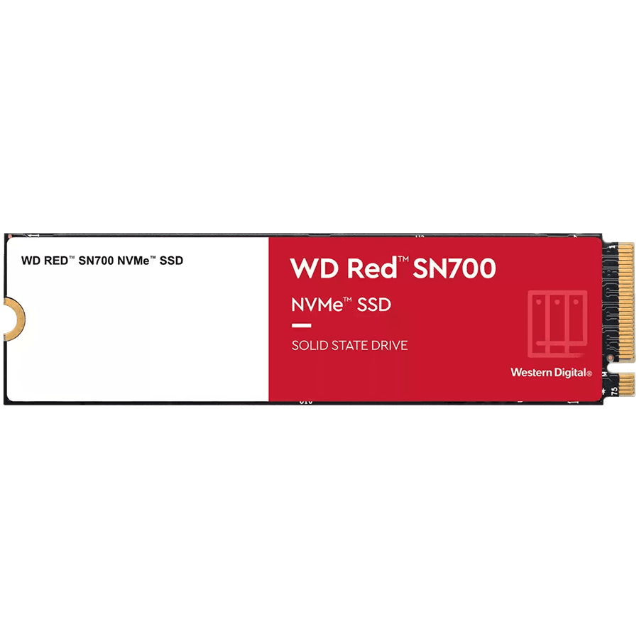 SSD NAS WD Red SN700 500GB M.2 2280-S3-M PCIe Gen3 x4 NVMe, Read/Write: 3430/2600 MBps, IOPS 420K/380K, TBW: 1000 "WDS500G1R0C-68BDK0"