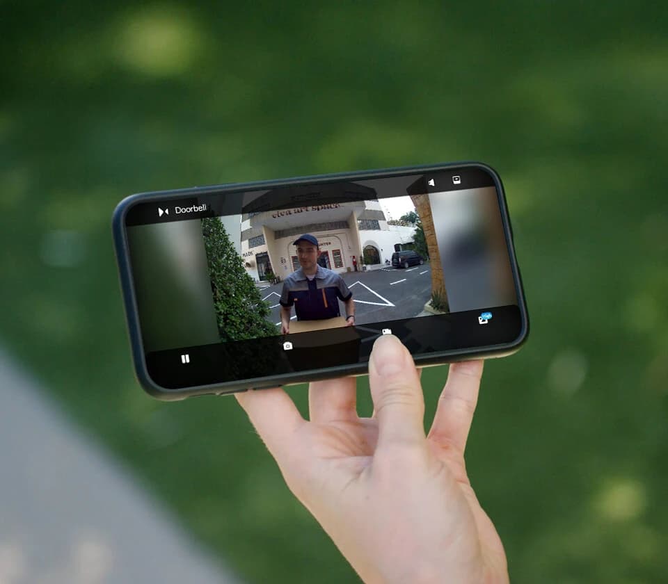 VIDEO INTERFON Reolink Video Doorbell WiFi Black, White "Wideo Dzwonek WIFI" — miniatură