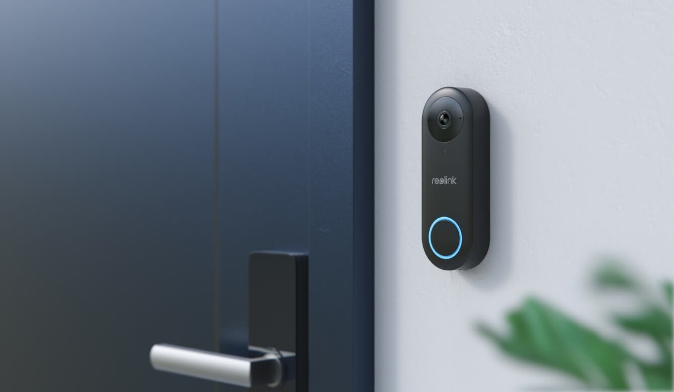 VIDEO INTERFON Reolink Video Doorbell WiFi Black, White "Wideo Dzwonek WIFI" — miniatură