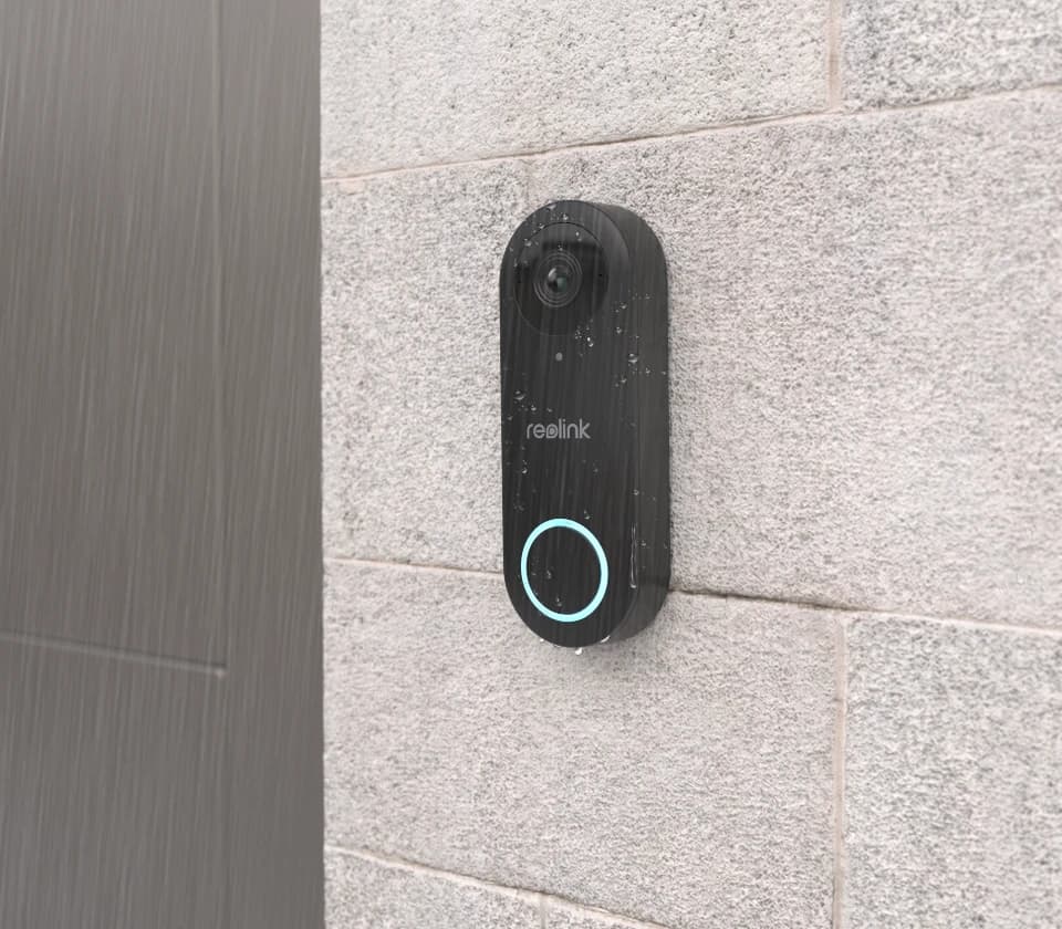 VIDEO INTERFON Reolink Video Doorbell WiFi Black, White "Wideo Dzwonek WIFI" — miniatură