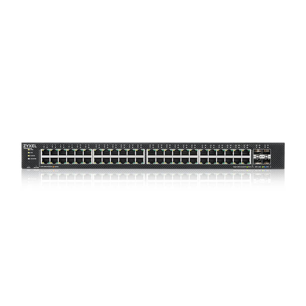 Zyxel XGS1935-52, 52 Port Lite-L3 Smart Managed Switch, 48x Gigabit Copper and 4x 10G SFP+, hybrid mode, standalone or NebulaFlex Cloud "XGS1935-52-EU0101F " — miniatură