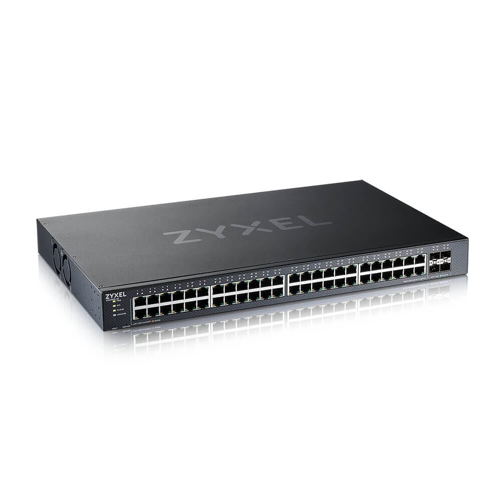 Zyxel XGS1935-52, 52 Port Lite-L3 Smart Managed Switch, 48x Gigabit Copper and 4x 10G SFP+, hybrid mode, standalone or NebulaFlex Cloud "XGS1935-52-EU0101F " — miniatură