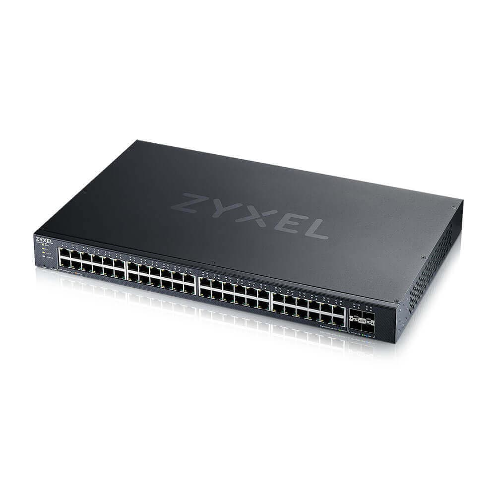 Zyxel XGS1935-52, 52 Port Lite-L3 Smart Managed Switch, 48x Gigabit Copper and 4x 10G SFP+, hybrid mode, standalone or NebulaFlex Cloud "XGS1935-52-EU0101F "