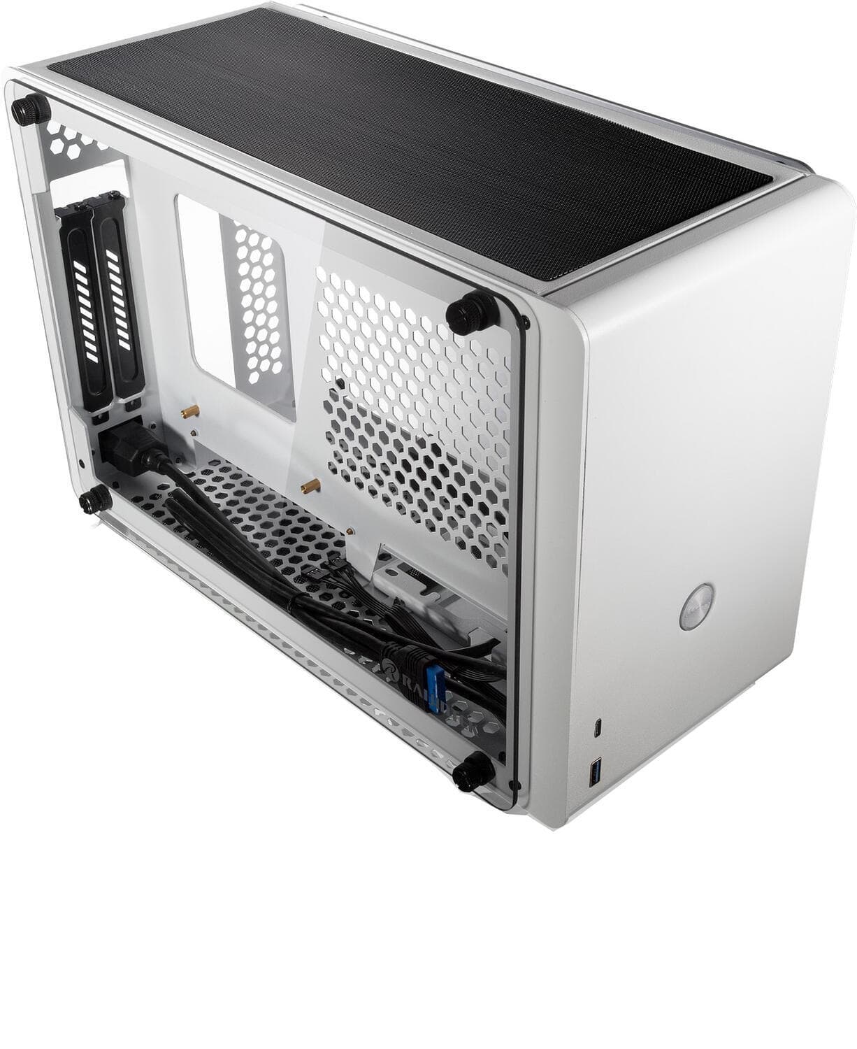 Carcasa Raijintek Ophion Mini-ITX Gehause, Tempered Glass - weiß "0R20B00152"